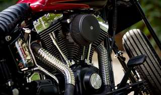 Harley-Davidson 1450 Heritage Springer — Motore lato destro: bicilindrico a V, filtro aria tondo, tubi punterie cromati.